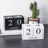 Office Table Wood Calender
