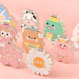 2021 Cartoon Animal Unicorn Desktop Calendar