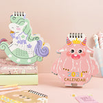 2021 Cartoon Animal Unicorn Desktop Calendar
