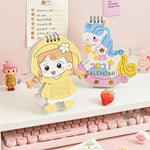 2021 Cartoon Animal Unicorn Desktop Calendar