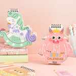 2021 Cartoon Animal Unicorn Desktop Calendar