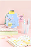 2021 Cartoon Animal Unicorn Desktop Calendar