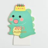 2021 Cartoon Animal Unicorn Desktop Calendar