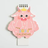2021 Cartoon Animal Unicorn Desktop Calendar