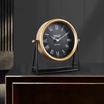 Iron Office Mute Art Table Clock