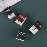 2021 Retro Mini Desktop Paper Calendar
