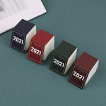 2021 Retro Mini Desktop Paper Calendar